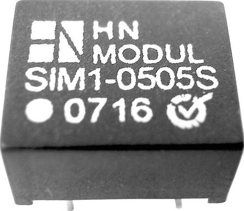 HN Power SIM1-0505S-DIL8 DC/DC-Wandler, Print 5 V/DC 5 V/DC 200mA 1W Anzahl Ausgänge: 1 x Inhalt 1S von HN Power