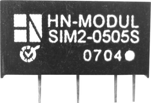 HN Power SIM2-0505S-SIL7 DC/DC-Wandler, Print 5 V/DC 5 V/DC 400mA 2W Anzahl Ausgänge: 1 x Inhalt 1S von HN Power