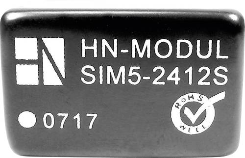 HN Power SIM5-0512S DC/DC-Wandler, Print 5 V/DC 12 V/DC 250mA 3W Anzahl Ausgänge: 1 x Inhalt 1St. HN Power SIM5-0512S DC/DC-Wandler, Print 5 V/DC 12 V/DC 250mA 3W Anzahl Ausgänge: 1 x Inhalt 1St. von HN Power