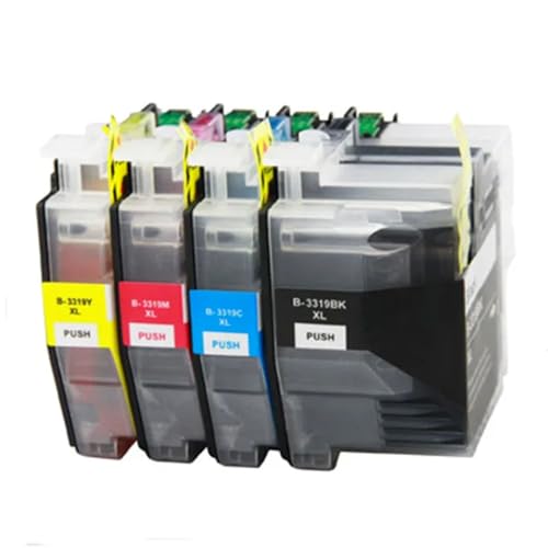 HNJFXCRO Kompatible Tintenpatrone LC3319 LC3319XL LC3317 Kompatibel mit MFC-J6530DW J6930DW J5330DW J5730DW J6730DW Tintenstrahldrucker(1 Set (4PCS)) von HNJFXCRO