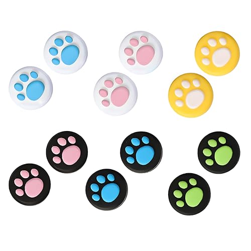 12 Stück Joystick Kappen Kompatibel mit Switch & Switch Lite Cat Claw Design Silikon Switch Thumb Grips Analog Stick Kappe für Controller Joystick Daumengriff Kappenabdeckung 12 Stück Joystick Kappen Kompatibel mit Switch & Switch Lite Cat Claw Design Silikon Switch Thumb Grips Analog Stick Kappe für Controller Joystick Daumengriff Kappenabdeckung von HNJUSR