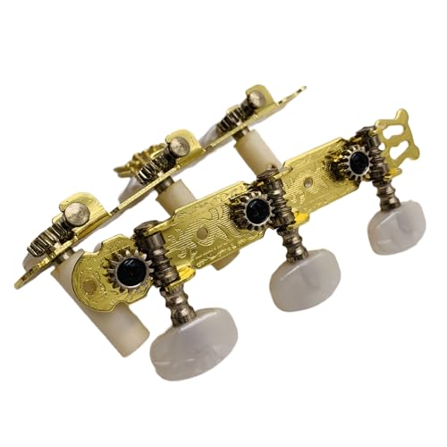 Gitarren-Saiten-Stimmwirbel für klassische Gitarre, Mechanikknöpfe, Stimmschlüssel, linke und rechte Hand, Akustikgitarre Stimmgerät Gitarren-Saiten-Stimmwirbel für klassische Gitarre, Mechanikknöpfe, Stimmschlüssel, linke und rechte Hand, Akustikgitarre Stimmgerät von HNsdsvcd