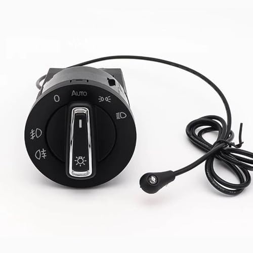 Passend für VW Polo MK4 6Q 9N 9N3 Vivo 2002~2009 2005 Automatischer Scheinwerferschalter Auto Zubehör Innenraum Upgrade Modificati von HOBD