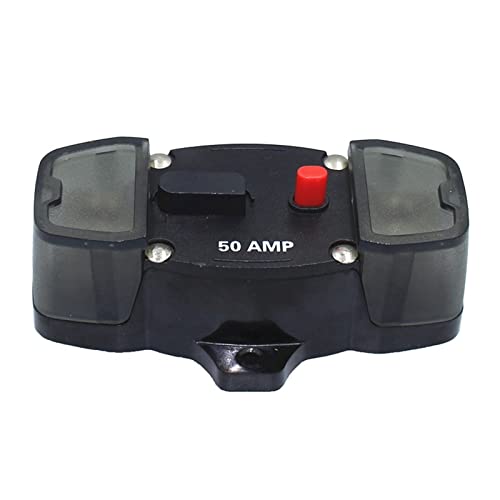 1 Stück 80A 100A 160A 200A 300A Auto-Audio-Verstärker Leistungsschalter Sicherungshalter AGU Stil Stereo Refit 4GA Kabel for 12V Schutz Luftschalter (Size : 80A) von HOBKEY