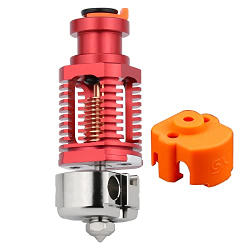 Upgrade Red Lizard k1 V6 Hotend Plated Copper Nozzle Block Compatible with CR10 Ender 3 V2 Pro Ender 5 Voron 2.4 0.1 Prusa I3 MK3s Titan DDB Extruder 3D-Drucker von HOCENWAY