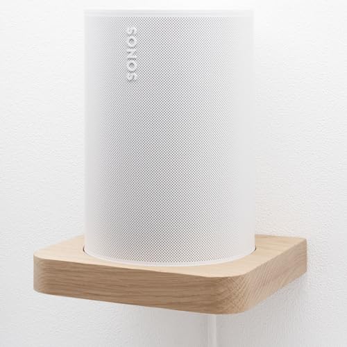 HOCHSTAPLER Lautsprecher Wandhalterung für Sonos Era 100 - Sonos Era 100 Wandhalterung aus Eiche Massivholz - Wandhalterung Lautsprecher inklusive Befestigungsmaterial HOCHSTAPLER Lautsprecher Wandhalterung für Sonos Era 100 - Sonos Era 100 Wandhalterung aus Eiche Massivholz - Wandhalterung Lautsprecher inklusive Befestigungsmaterial von HOCHSTAPLER