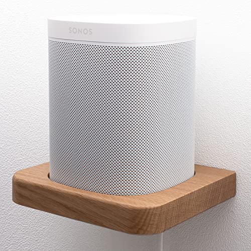 HOCHSTAPLER Lautsprecher Wandhalterung für Sonos One SL, One Gen 2 und Play 1 - Sonos One Wandhalterung aus Eiche Massivholz - Wandhalterung Lautsprecher inklusive Befestigungsmaterial HOCHSTAPLER Lautsprecher Wandhalterung für Sonos One SL, One Gen 2 und Play 1 - Sonos One Wandhalterung aus Eiche Massivholz - Wandhalterung Lautsprecher inklusive Befestigungsmaterial von HOCHSTAPLER
