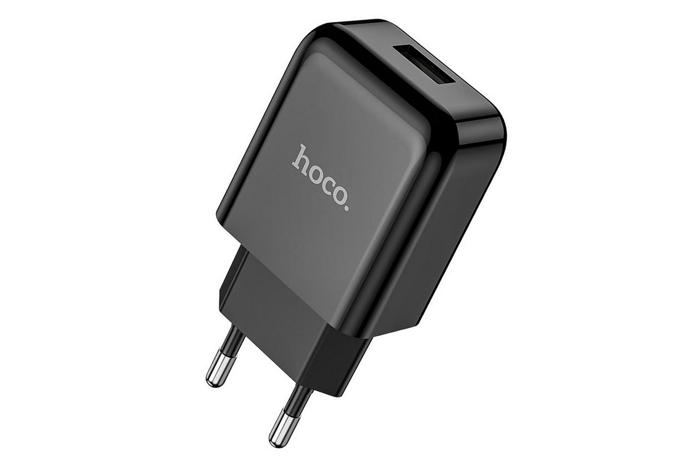 HOCO 10W USB Typ A Smartphone-Ladegerät (2100 mA, EU Netz Lade Stecker Ladegerät Charger Single USB Charge) von HOCO