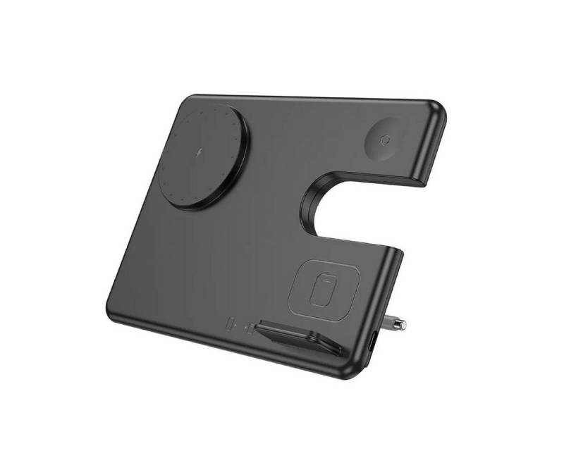 HOCO 3in1 Wireless Ladegerät 15W Unterstützung Apple Watch Ladegeformt Wireless Charger (1-tlg) von HOCO