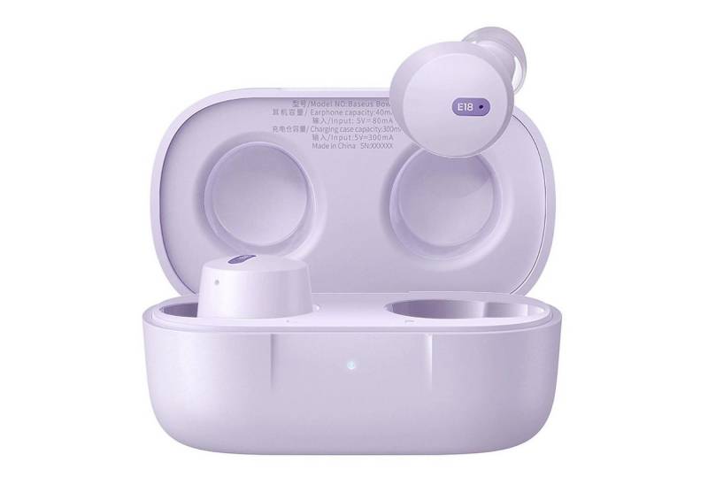 HOCO Bowie E18 Smartphone-Headset (Headset mit Aufbewahrungs Box Ladestation Buds sind wasserdicht IPX4) von HOCO