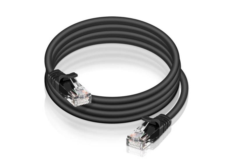 HOCO Cat 6 Netzwerkkabel rundes LAN-Kabel, RJ-45 (Ethernet), (100 cm), 10 / 100 / 1000 Mbits Geschwindigkeit bis 1 Gbits UTP Patchkabel von HOCO