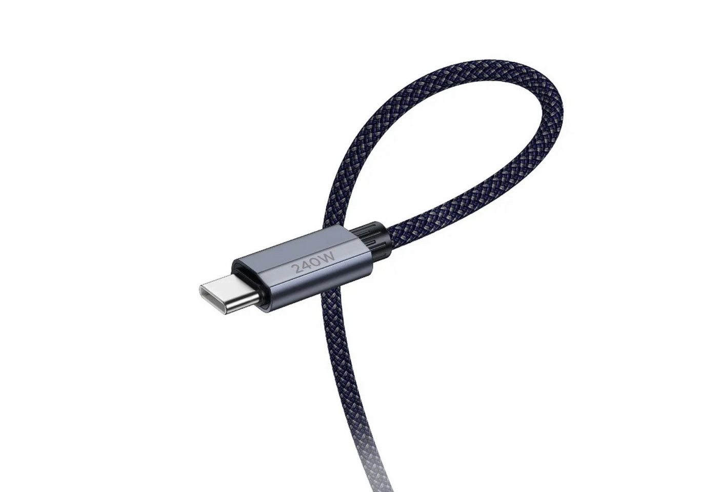 HOCO HOCO Schnellladekabel Typ C auf Typ C 240 W U134 1,8 m dunkelblau Smartphone-Kabel von HOCO