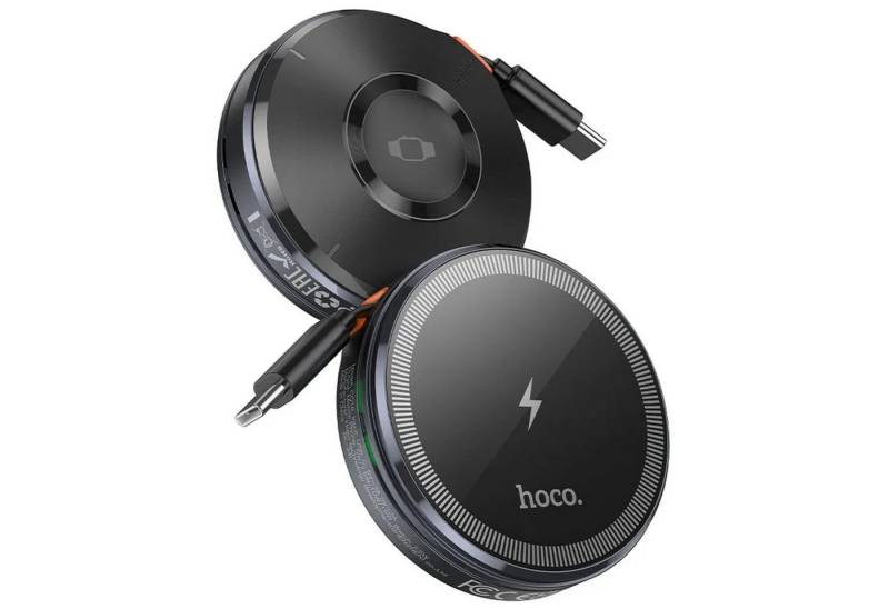 HOCO Kabelloses Ladegerät mit USB-C Kabel für MagSafe und Apple Watch 15W Wireless Charger von HOCO
