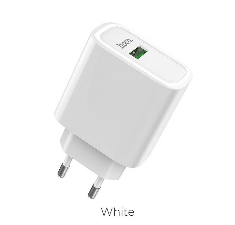 HOCO Ladegerät Dynamic Power USB QC3.0 5A C69A Netzstecker Wandladegerät Smartphone-Ladegerät von HOCO