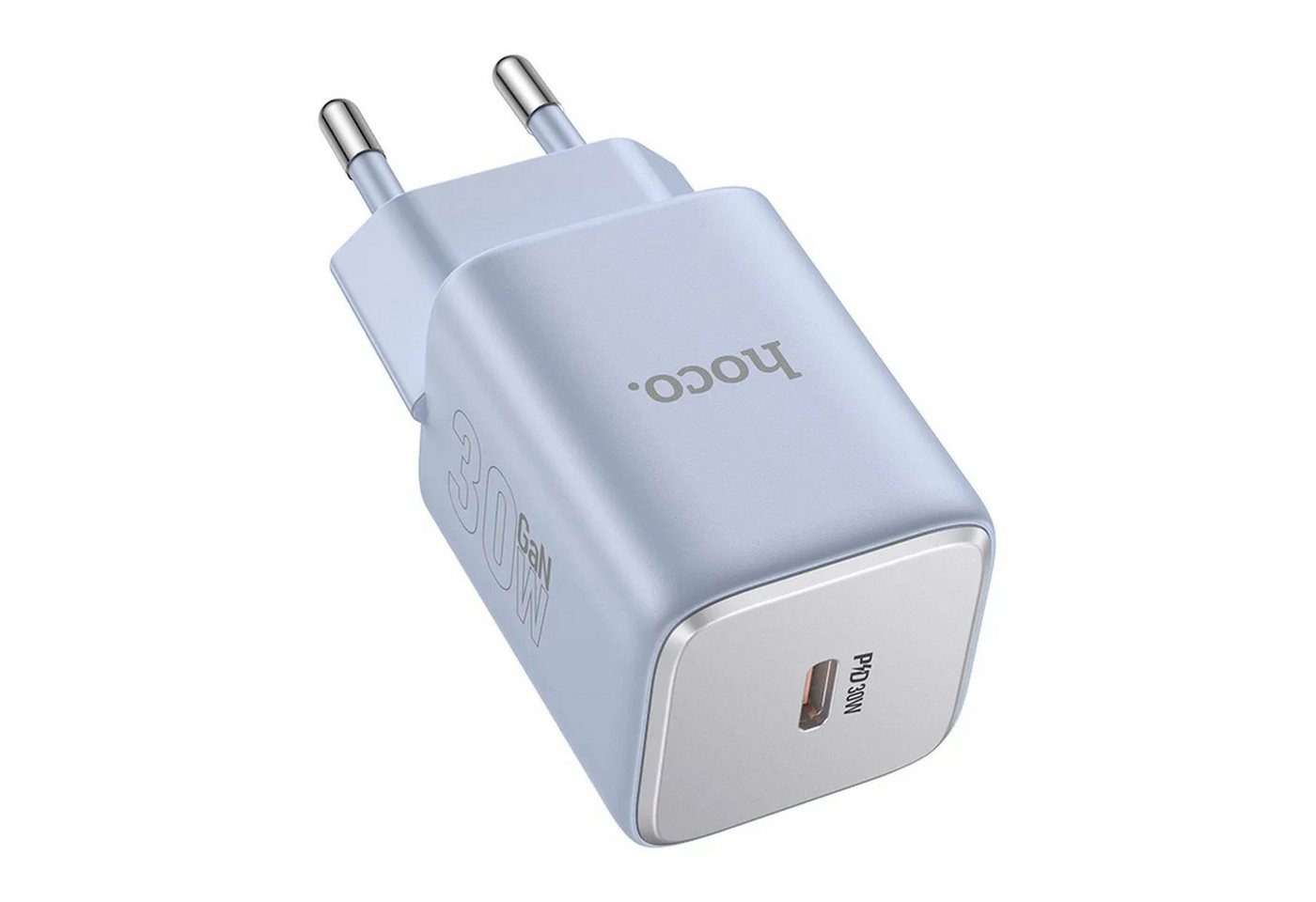 HOCO Ladegerät USB Typ C PD QC 30W GaN N43 Wandladegerät Schnellladgerät Smartphone-Ladegerät von HOCO