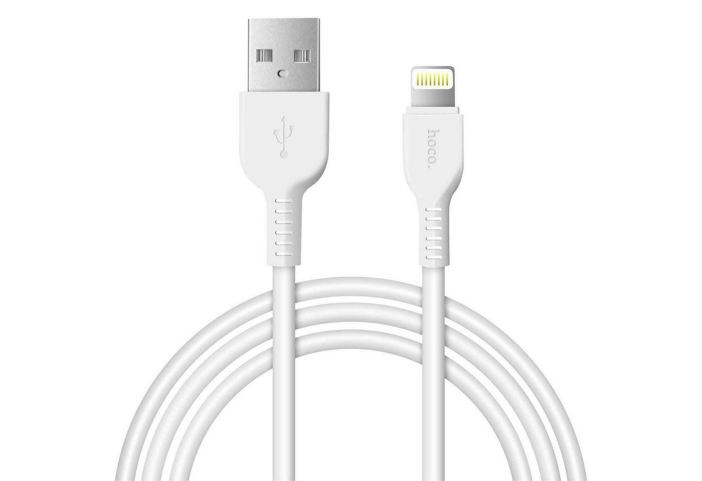 HOCO Ladekabel weiß 1 m für Apple Lightningkabel, Lightning, USB (100.00 cm), Smartphone, laden, Kabel von HOCO