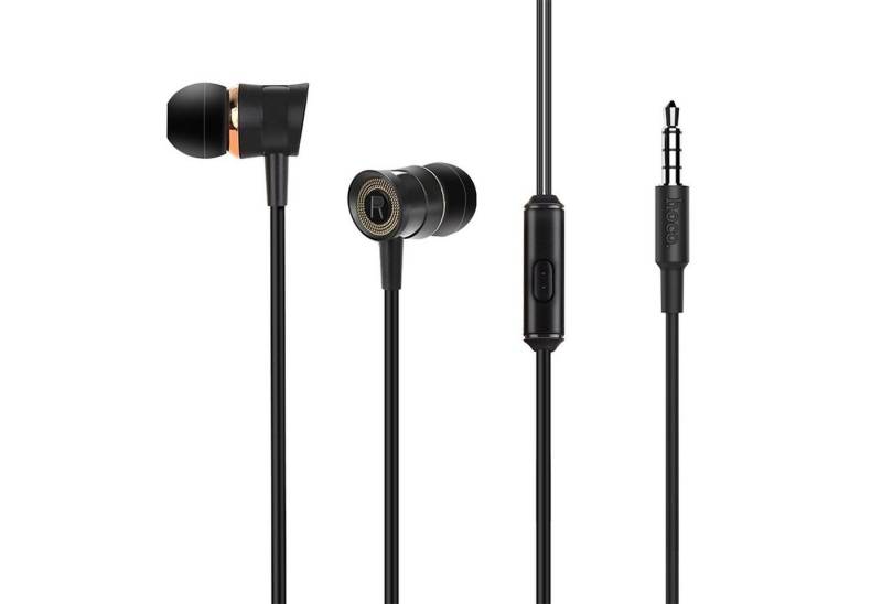 HOCO M37 Pleasant 3,5mm Klinke Smartphone-Headset (Köpfhörer Klinke 3.5 mm Headset mit Mikrofon In Ear Beats) von HOCO