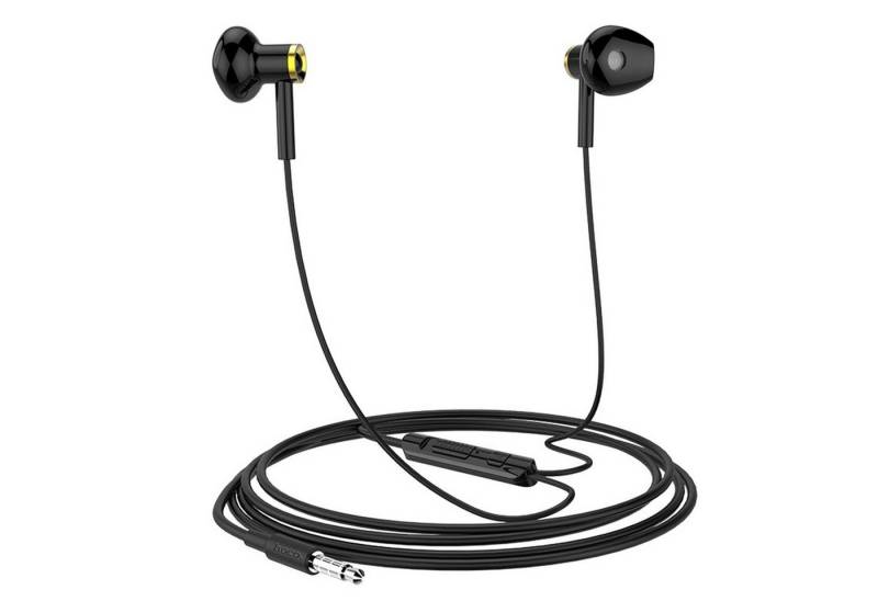 HOCO M47 Canorous 3,5mm Klinke Smartphone-Headset (Köpfhörer Klinke 3.5 mm Headset mit Mikrofon In Ear Beats) von HOCO