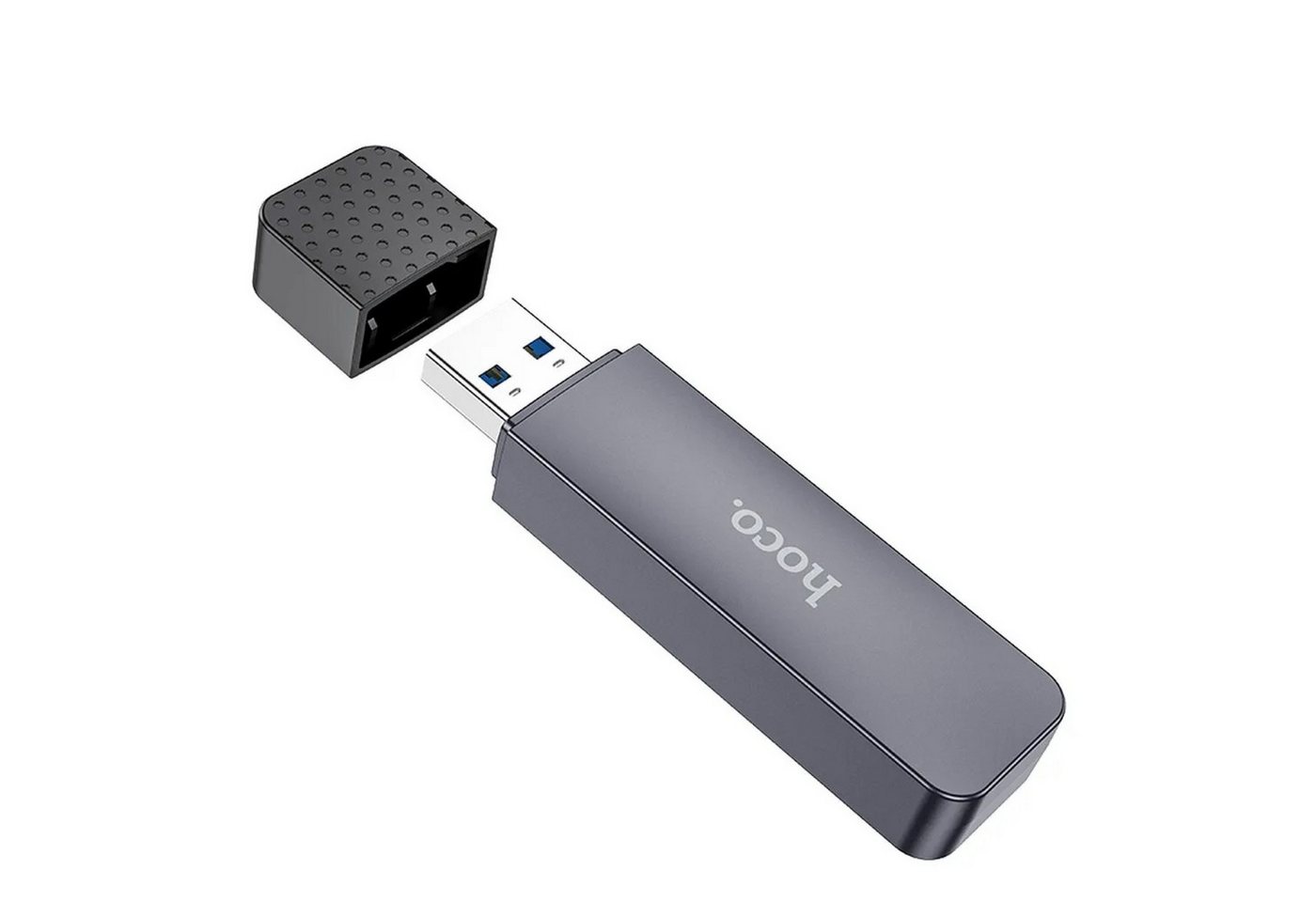HOCO Speicherkartenleser USB-A 2.0 HB45 Speicherkartenleser, bis zu 480 Gbit/s grau 2 TB HOCO Speicherkartenleser USB-A 2.0 HB45 Speicherkartenleser, bis zu 480 Gbit/s grau 2 TB von HOCO