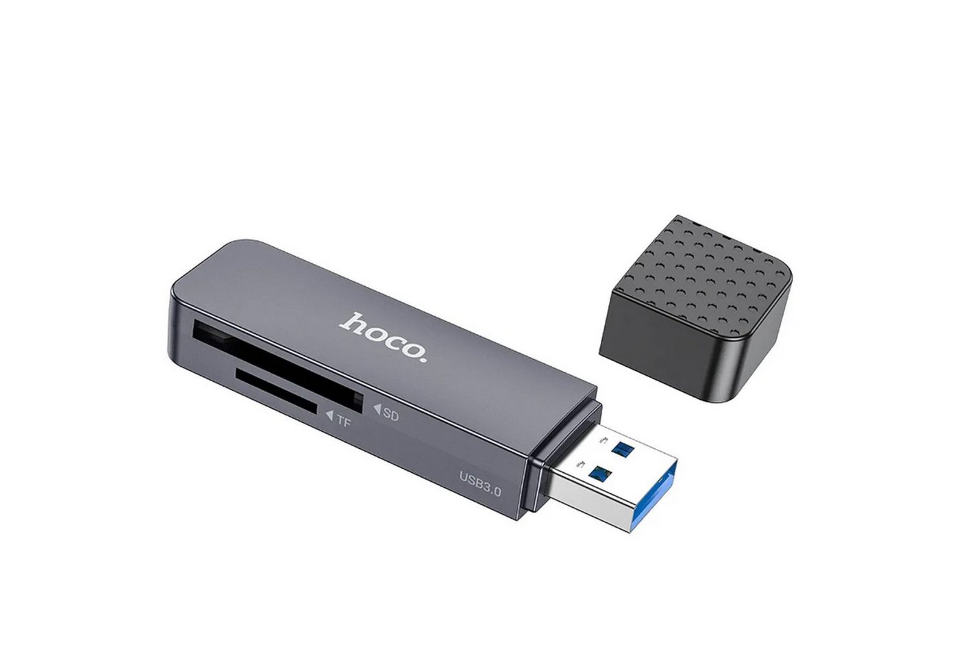 HOCO Speicherkartenleser USB-Stick USB A 3.0 HB45 Speicherkartenleser in Grau HOCO Speicherkartenleser USB-Stick USB A 3.0 HB45 Speicherkartenleser in Grau von HOCO