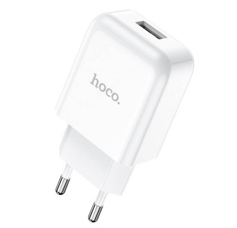 HOCO Tablet-Ladegerät 2A Stecker Netzteil Reiseladegerät in weiß Smartphone-Ladegerät von HOCO