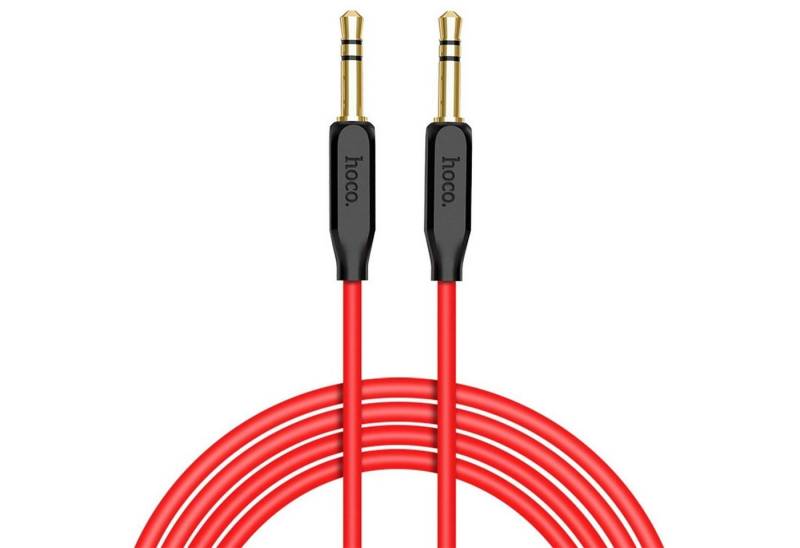 HOCO UPA11 AUX Audio-Kabel, 3,5-mm-Klinke, (100 cm), 3.5mm Klinke auf Klinke Klinkenstecker AUX Kabel Stereo Audio Handy 1m von HOCO
