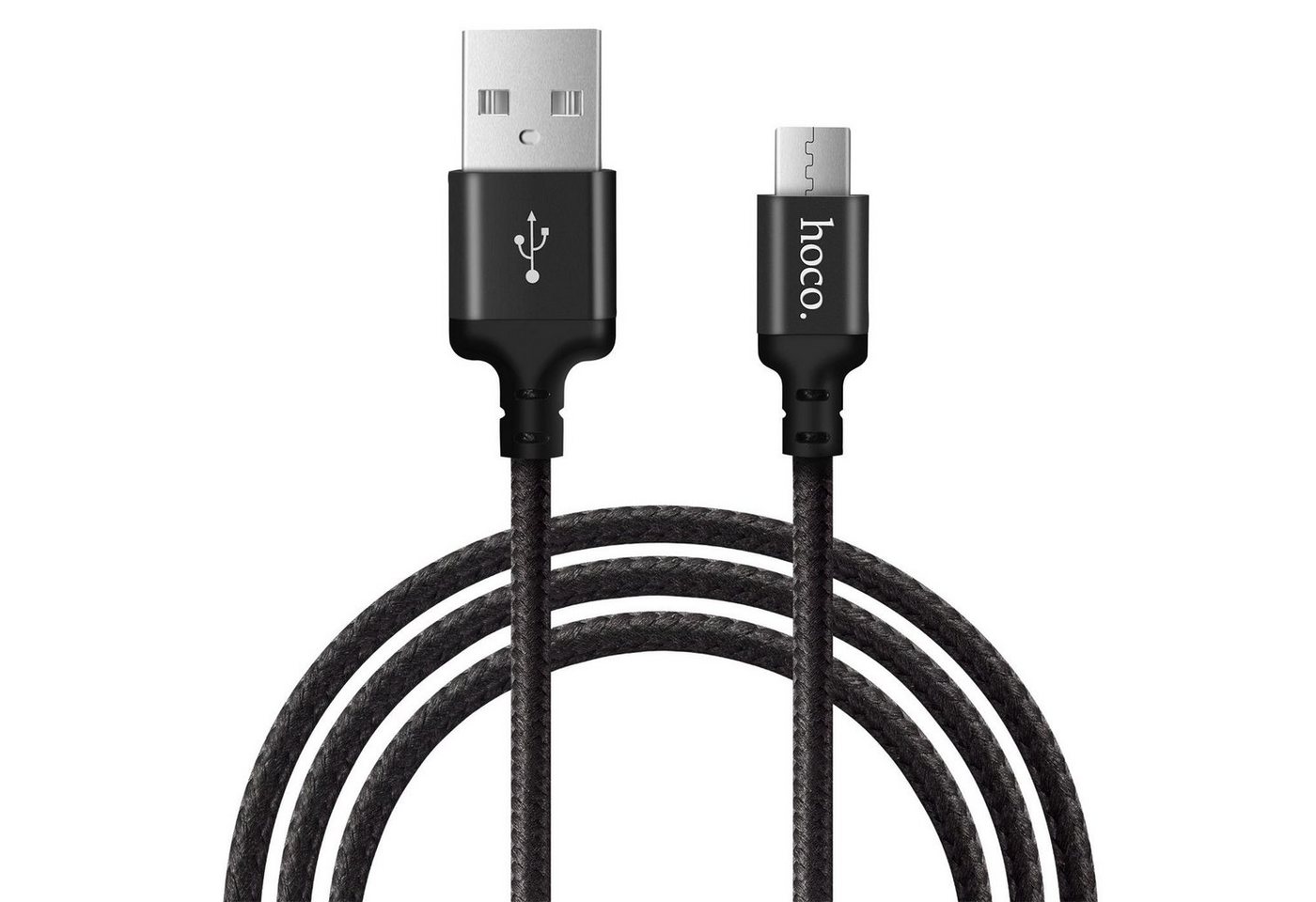 HOCO X14 USB Daten & Ladekabel bis zu 2.4A Ladestrom Smartphone-Kabel, micro USB, USB Typ A (100 cm), Hochwertiges Aufladekabel für Samsung, Huawei, Xiaomi uvm. von HOCO