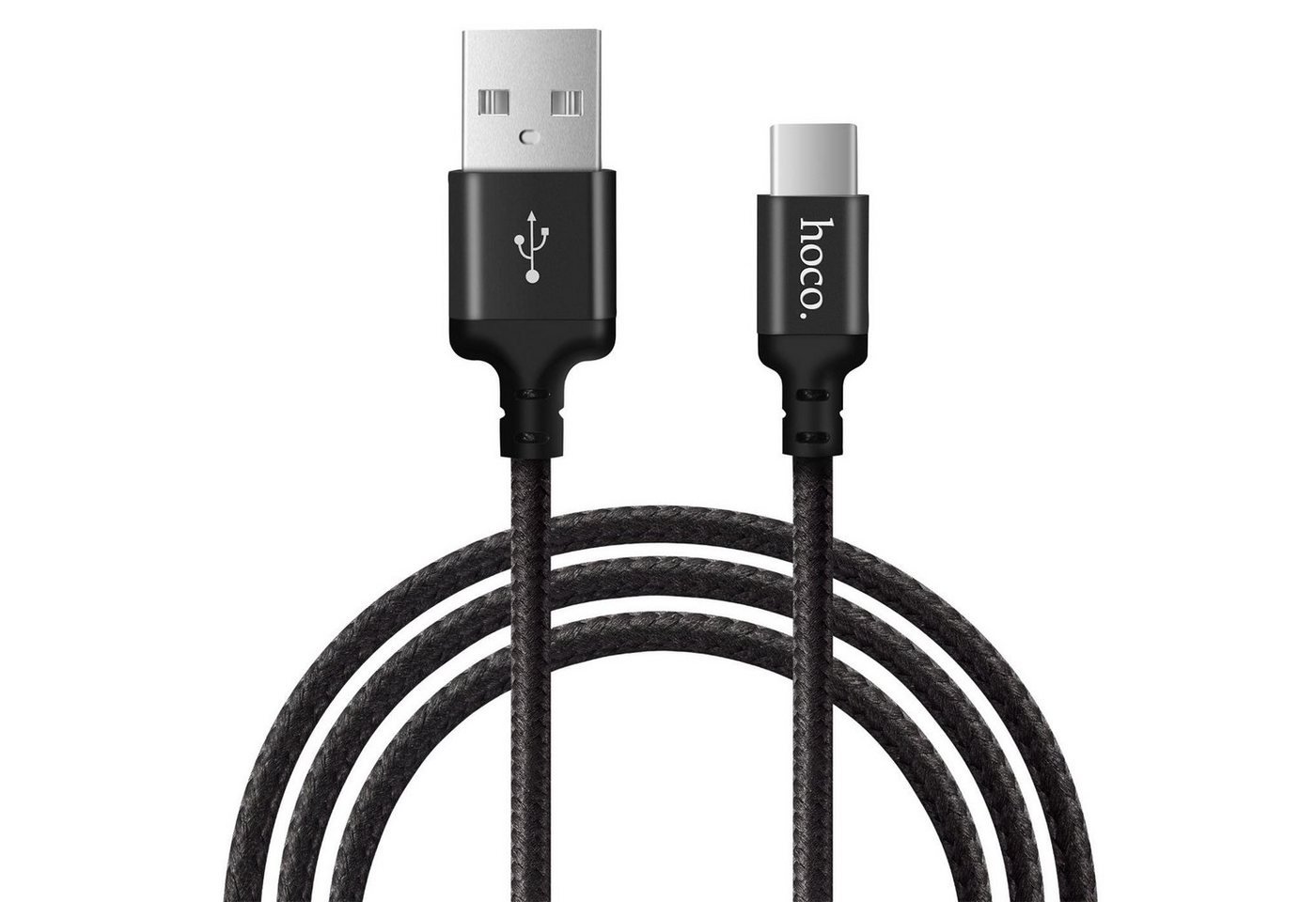 HOCO X14 USB Daten & Ladekabel bis zu 3A Ladestrom Smartphone-Kabel, USB-C, USB Typ A (100 cm), Hochwertiges Aufladekabel für Samsung, Huawei, Xiaomi uvm. von HOCO