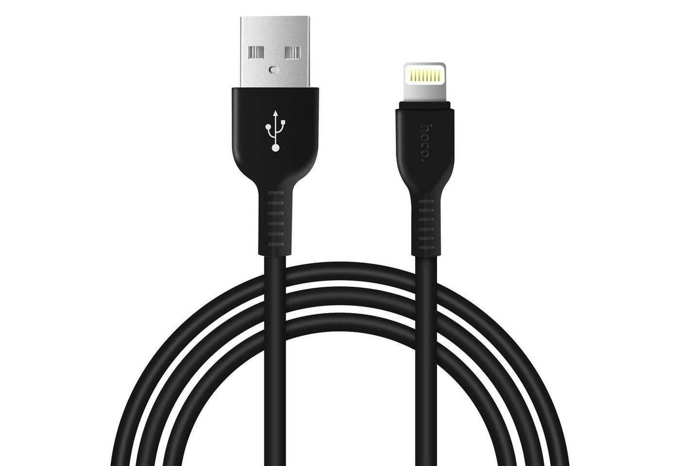HOCO X20 USB Daten & Ladekabel bis zu 2.4A Ladestrom Smartphone-Kabel, Lightning, USB Typ A (100 cm), Hochwertiges Aufladekabel für iPhone, iPad oder den iPod von HOCO