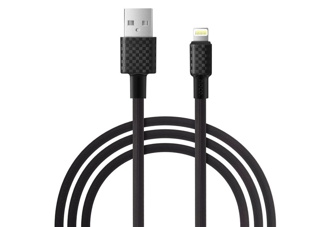 HOCO X29 USB Daten & Ladekabel bis zu 2A Ladestrom Smartphone-Kabel, Lightning, USB Typ A (100 cm), Hochwertiges Aufladekabel für iPhone, iPad oder den iPod von HOCO