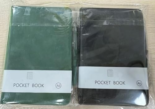HOCUCHELAND 2 Stück Notizbuch A6, Mini Notizbuch mit Stift und 200 Seiten, Notizblock Klein mit Elastischem Verschlussband und Stifthalter, Pocket Notebook für Männer Frauen HOCUCHELAND 2 Stück Notizbuch A6, Mini Notizbuch mit Stift und 200 Seiten, Notizblock Klein mit Elastischem Verschlussband und Stifthalter, Pocket Notebook für Männer Frauen von HOCUCHELAND