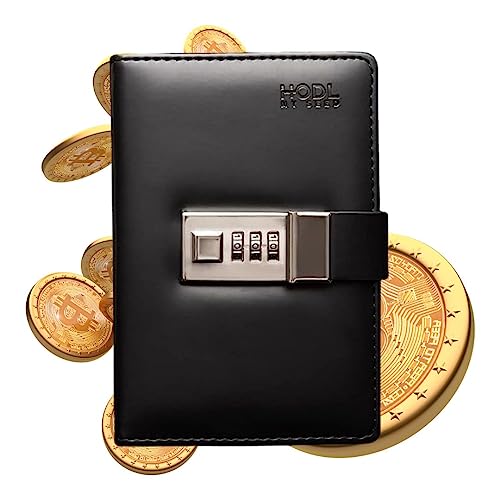 HODL MY SEED Seedbook Der sicherste und bequemste Weg, um Ihre Krypto-Recovery-Samensätze aufzubewahren. Verriegeln Sie Ihre kalten Schlüssel sicher in diesem sicheren Passwort-Notizbuch (1, schwarz) von HODL MY SEED