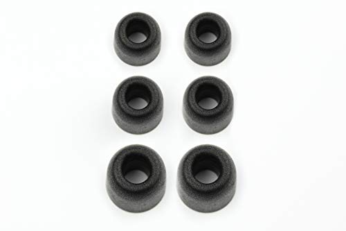 HÖRLUCHS® 10 Stück In-Ear Memory Foam Domes Größe M, universal für In-Ear Kopfhörer - Schwarz von HÖRLUCHS