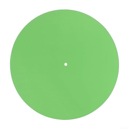 Acryl Rutschmatte Antistatische LP-Matte Vinyl Schallplatten Frischer Modelllook (Green) von HOHOVYVY