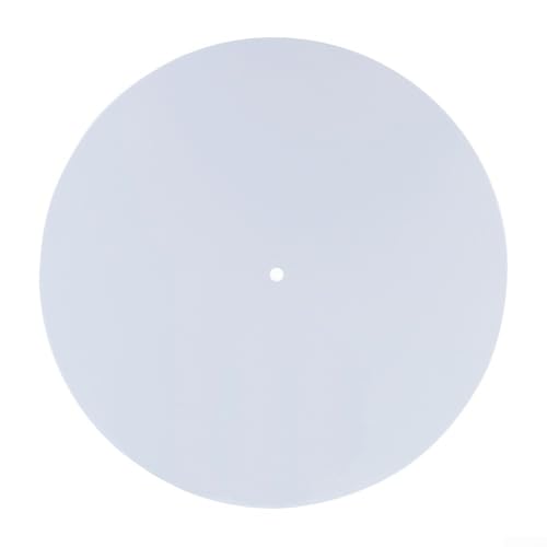Acryl Rutschmatte Antistatische LP-Matte Vinyl Schallplatten Frischer Modelllook (White) von HOHOVYVY