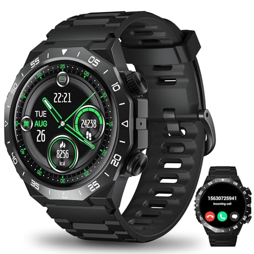 Smartwatch Herren Damen, 1.39" HD Touch Fitnessuhr mit Telefonfunktion, Herzfrequenz SpO2 Schlafmonitor Schrittzähler, IP68 Wasserdicht Sportuhr mit 112+ Sportmodi Fitness Tracker, für iOS Android Smartwatch Herren Damen, 1.39" HD Touch Fitnessuhr mit Telefonfunktion, Herzfrequenz SpO2 Schlafmonitor Schrittzähler, IP68 Wasserdicht Sportuhr mit 112+ Sportmodi Fitness Tracker, für iOS Android von HOIFA