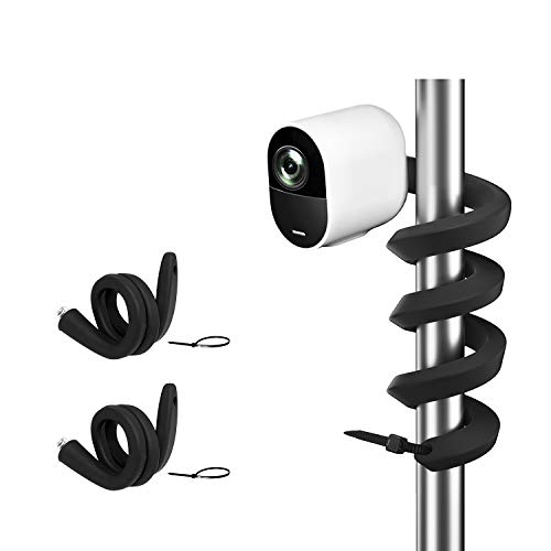 HOLACA Flexible Twist Sicherheitskamera Halterung, Kompatibel mit Arlo Pro 4 Pro 3 Pro 2,Arlo Ultra Ultra 2, Eufycam1/2/2C/2C Pro/3C/3C Pro/E, Reolink Argus 2, Baby Monitor und Mehr Kamera (schwarz) von HOLACA