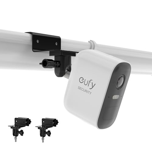 HOLACA Halterung für Arlo Pro 4 Pro 3 Pro 2, Arlo Ultra 2, Eufycam, Reolink Argus 2, Feste perfekte Perspektive, größere Höhe für Ihr Arlo Sicherheitskamerasystem 2Pack Black von HOLACA