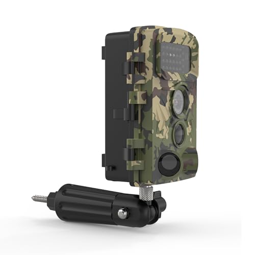 HOLACA Tree Mount Trail-Kamera-Halterung mit 1/4-Zoll-Universalgewinde für Trail-Kamera, kabelgebundene Kamerabaumhalterung, Schraubbefestigung, Schwarz HOLACA Tree Mount Trail-Kamera-Halterung mit 1/4-Zoll-Universalgewinde für Trail-Kamera, kabelgebundene Kamerabaumhalterung, Schraubbefestigung, Schwarz von HOLACA