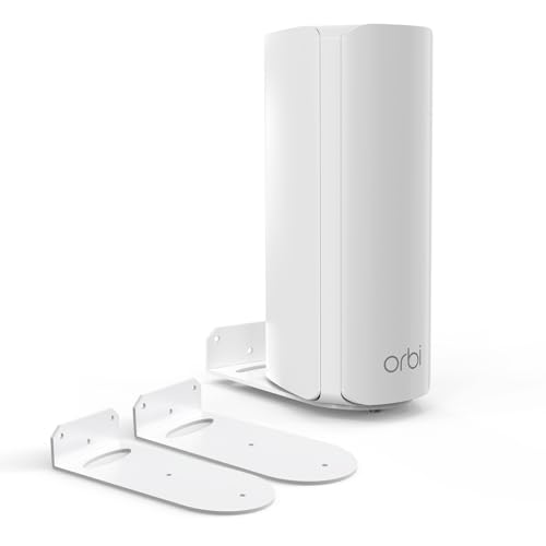 HOLACA Wandhalterung Kompatibel mit Orbi WiFi 7 Mesh-Netzwerksystem 770/870/970 Serie, Metallhalterung für RBE770/RBE772/RBE773/RBE873/RBE970B/RBE972S/RBE973S, 2 Stück von HOLACA