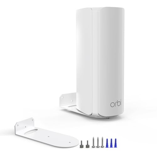 HOLACA Wandhalterung für NETGEAR Orbi 770/870/990 Serie Tri-Band WiFi 7 Mesh Netzwerksystem (RBE773, RBE873, RBE973S), einfache und stabile Mental-Wandhalterung von HOLACA (2 Stück) von HOLACA