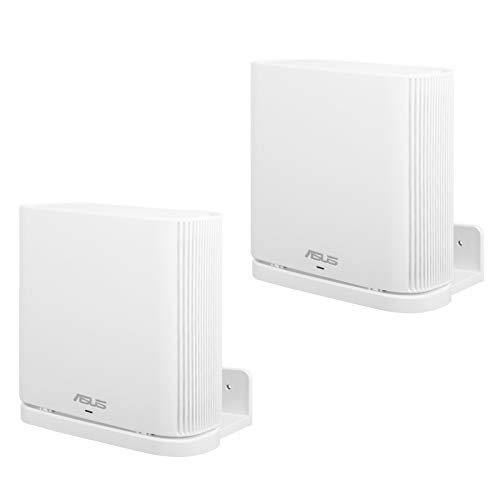Holaca Wandhalterung für ASUS ZenWiFi AX Ganzheim, Tri-Band Mesh WiFi 6 System (XT8) (CT8) (XT9), einfache und stabile Wandhalterung, Ständerhalterung, 2 Stück, Weiß von HOLACA