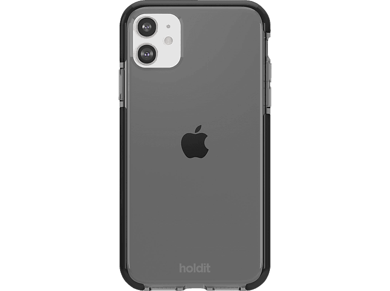HOLDIT Seethru Case, Backcover, Apple, iPhone 11/XR, Black von HOLDIT