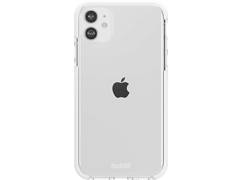 HOLDIT Seethru Case, Backcover, Apple, iPhone 11/XR, White von HOLDIT