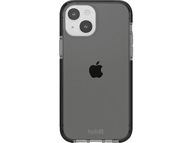 HOLDIT Seethru Case, Backcover, Apple, iPhone 14/13, Black von HOLDIT