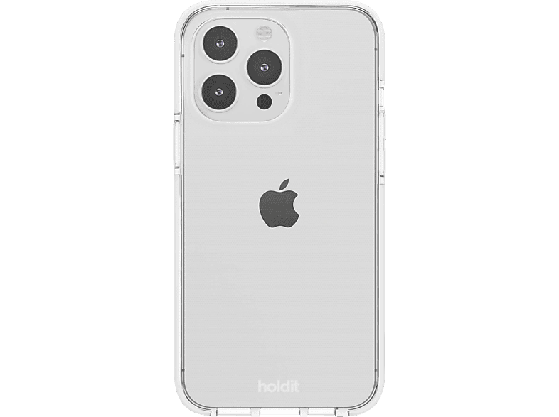 HOLDIT Seethru Case, Backcover, Apple, iPhone 15 Pro Max, White von HOLDIT