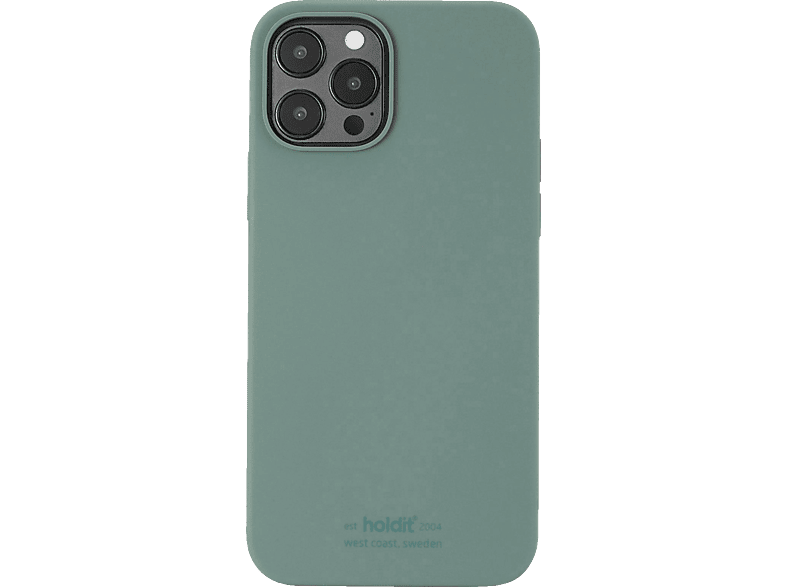 HOLDIT Silicone, Bookcover, Apple, iPhone 12 Max, Moss Green von HOLDIT