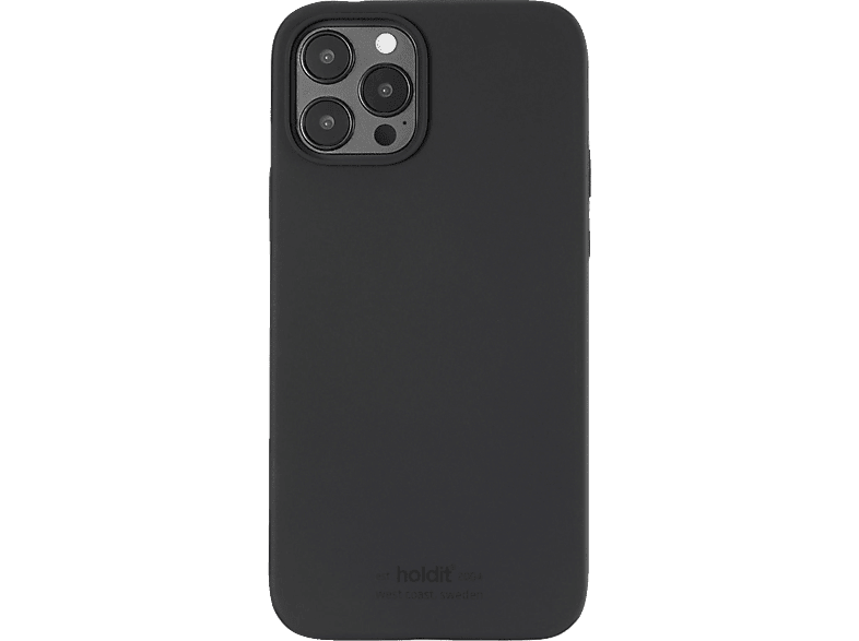 HOLDIT Silicone Case, Backcover, Apple, iPhone 12, 12 Pro, Schwarz von HOLDIT