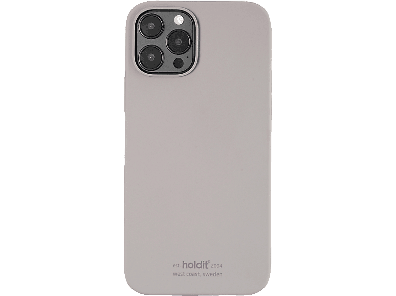 HOLDIT Silicone Case, Backcover, Apple, iPhone 12, 12 Pro, Taupe von HOLDIT