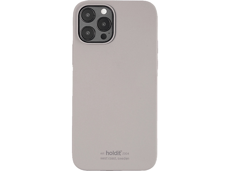 HOLDIT Silicone Case, Backcover, Apple, iPhone 12 Pro Max, Taupe von HOLDIT